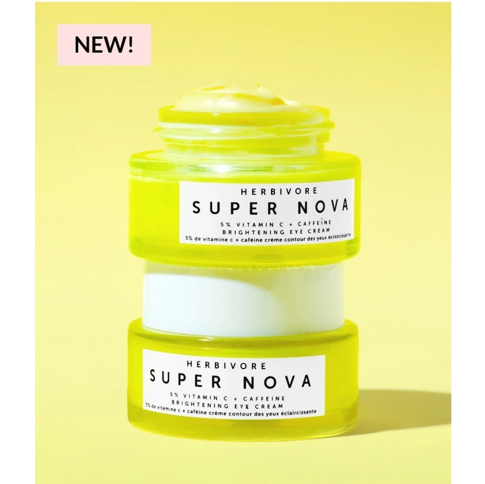✨NEW✨ Herbivore SUPER NOVA 5% Vitamin C + Caffeine Brightening Eye Cream